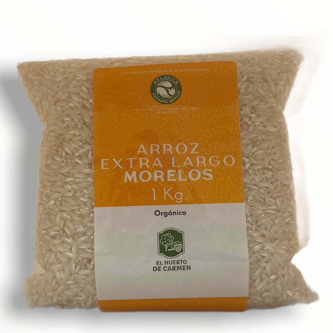 arroz blanco orgánico 1kg.