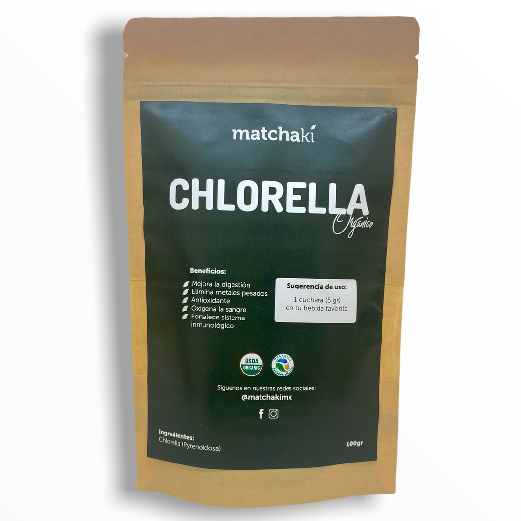 chlorella en polvo orgánica